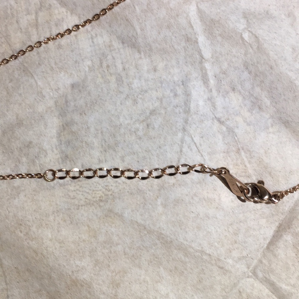 Gold, Silver & Rose Gold Tone necklace - Picture 7 of 7
